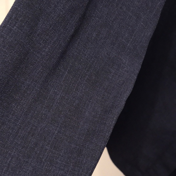 Anne Klein II Navy Textured Button-Up Shirt - Picture 6 of 6